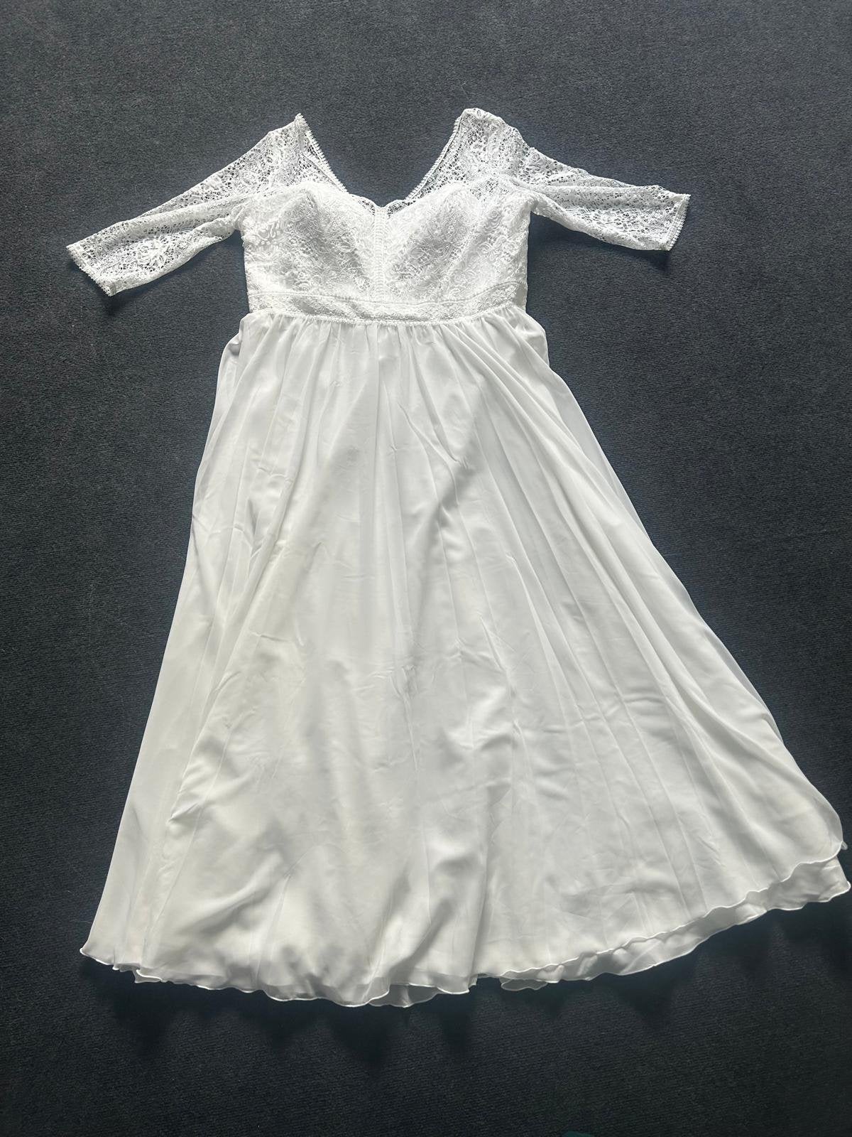 Bruidsjurk Medusa plus size, Ophalen of Verzenden, Nieuw, Wit, Trouwjurk