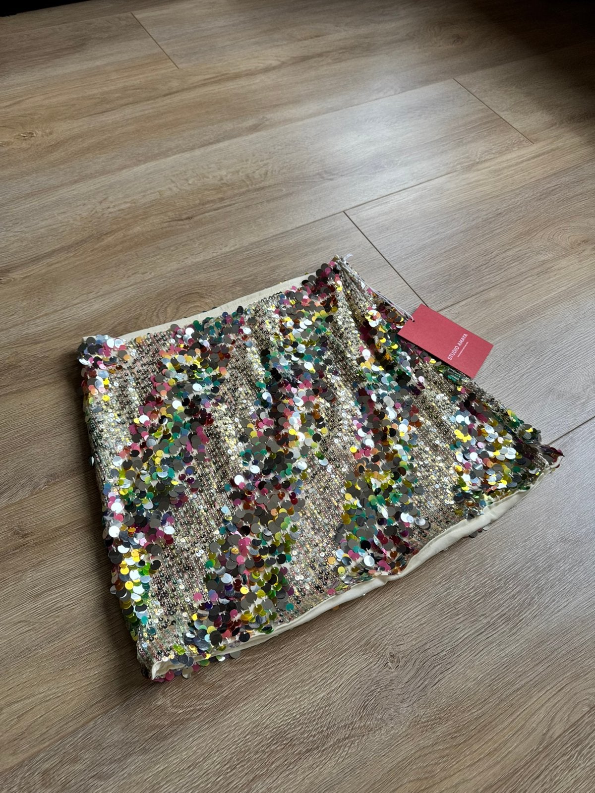 Glitter pailetten rok Studio Amaya maat 38 M, Ophalen of Verzenden, Zo goed als nieuw