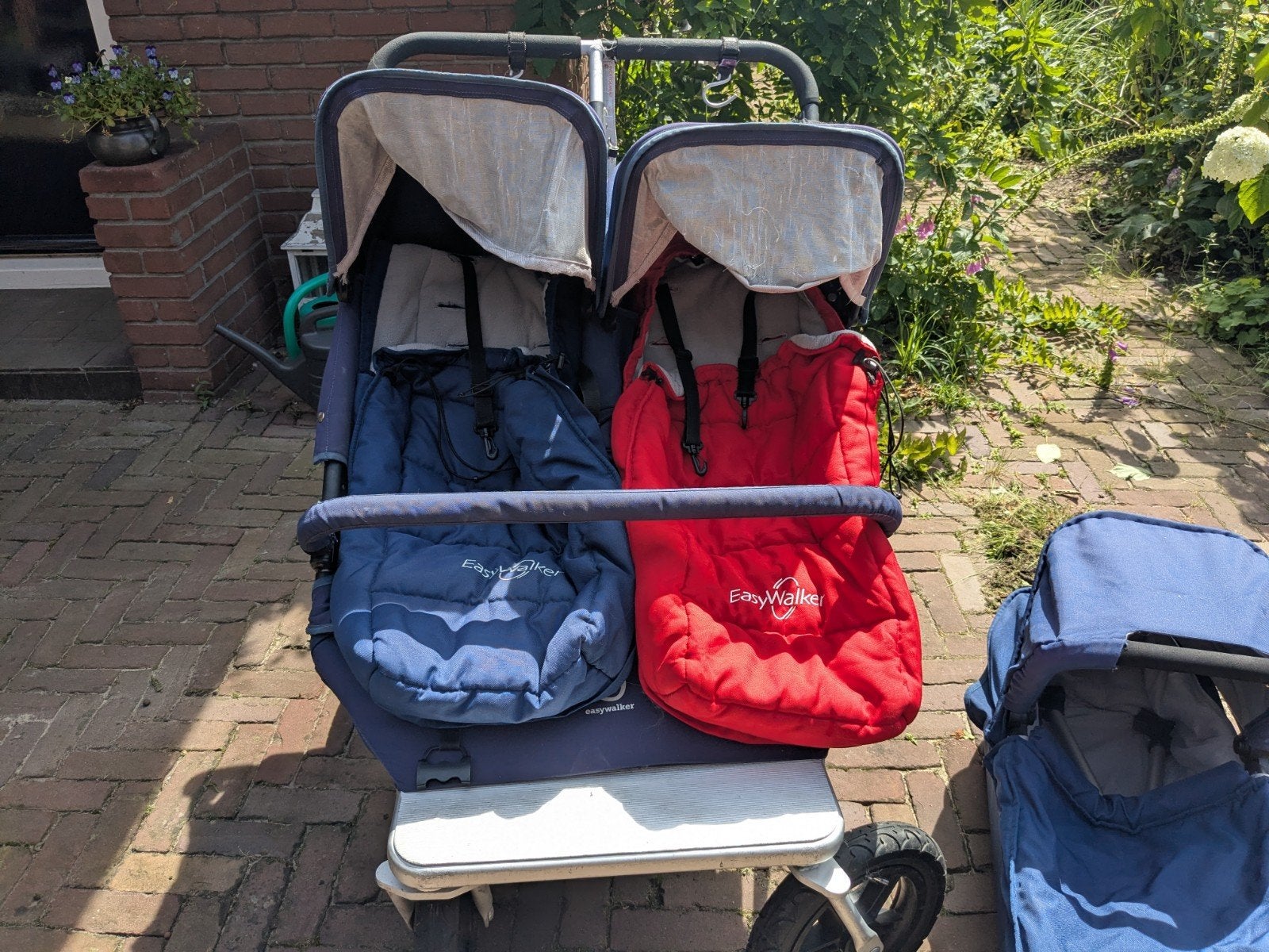Easywalker Duo Duowagen - Compleet met reiswiegen en accesso, Ophalen