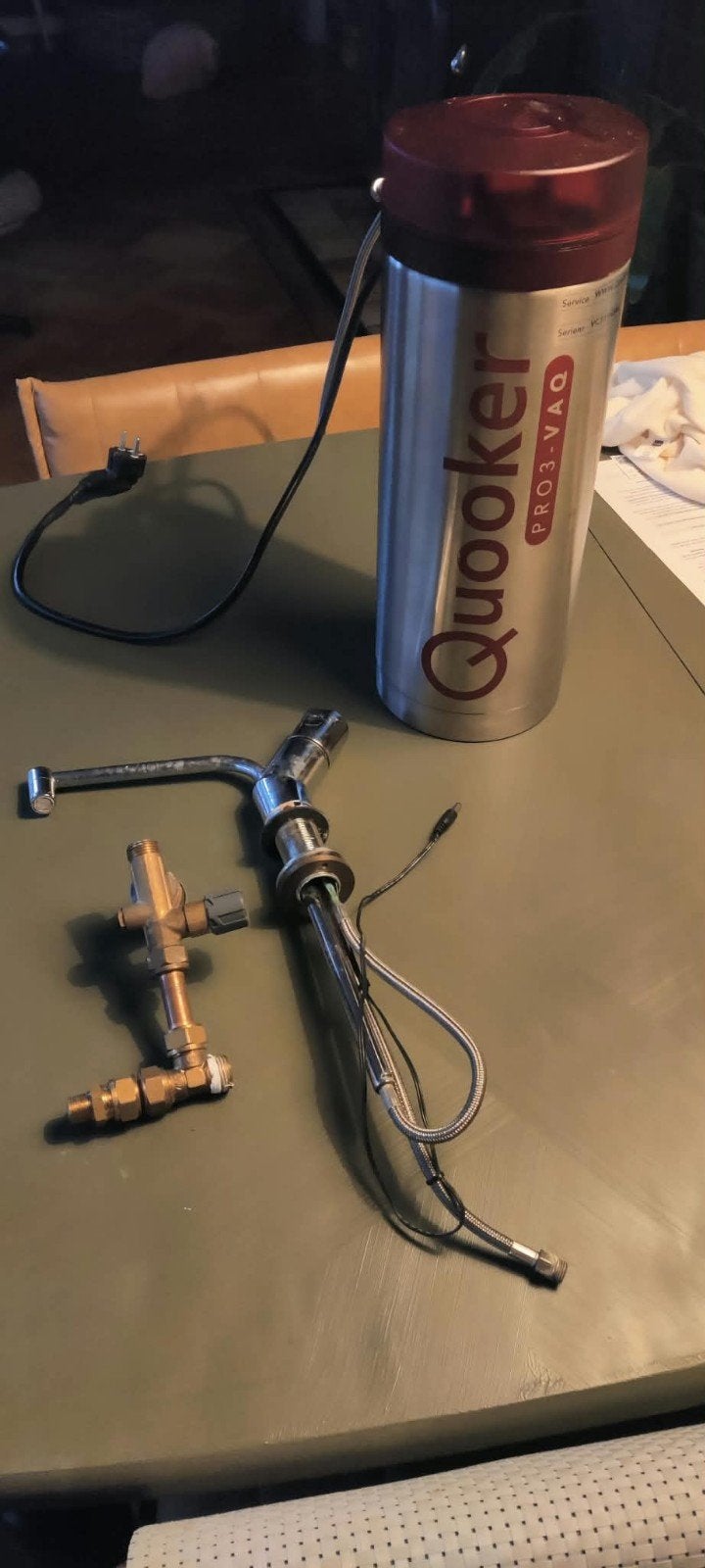 Quooker PRO3-VAQ met kraan en aansluitmateriaal, Ophalen, Gebruikt