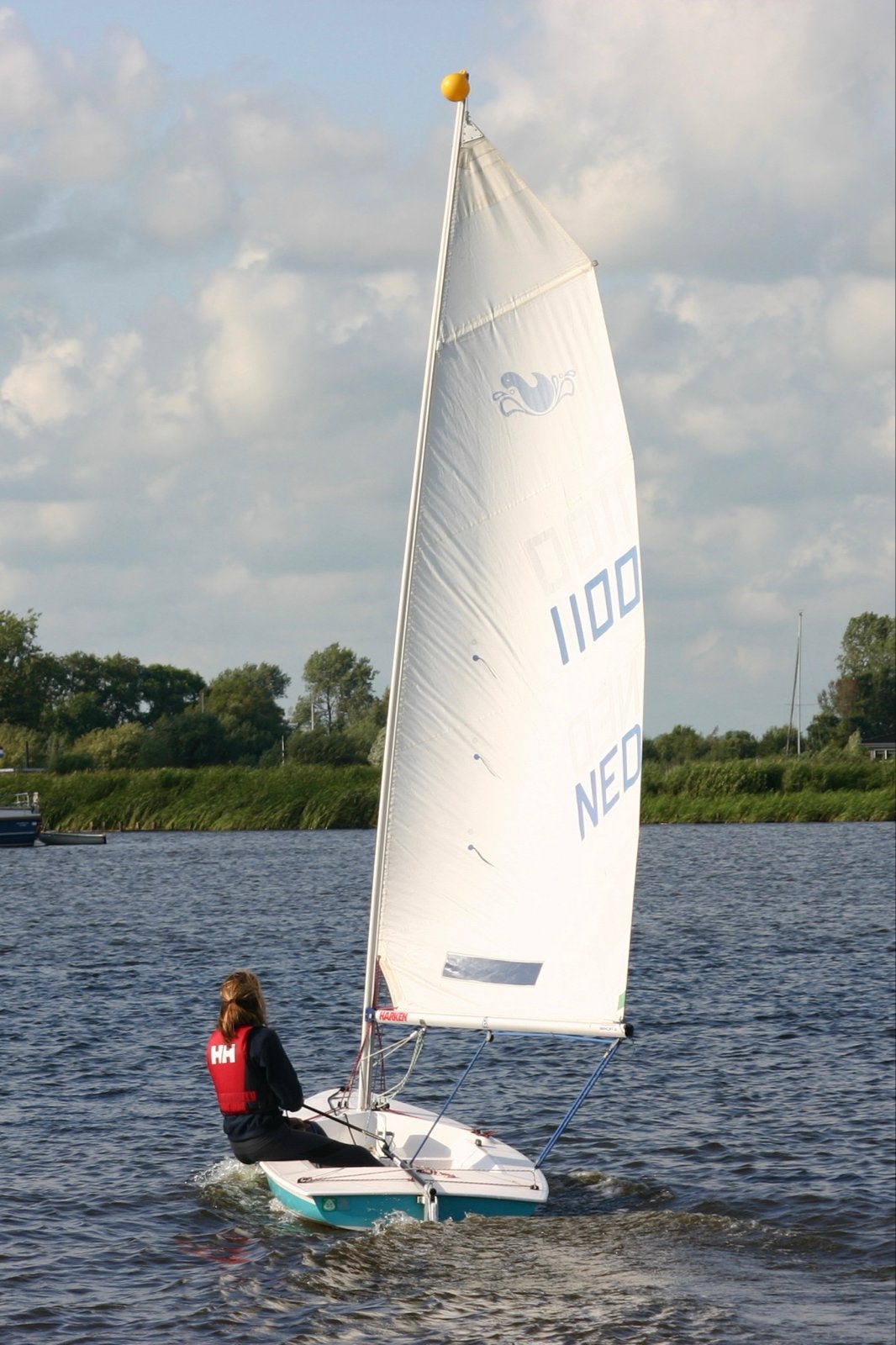 Splash zeilboot, Watersport en Boten, Ophalen, Gebruikt, Inclusief trailer, Polyester