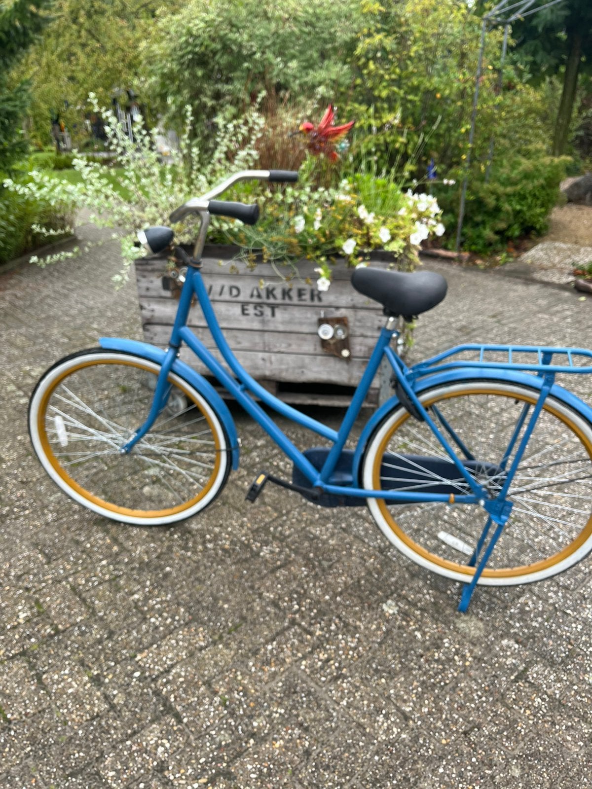 Gebruikte omafiets, Ophalen, Gebruikt