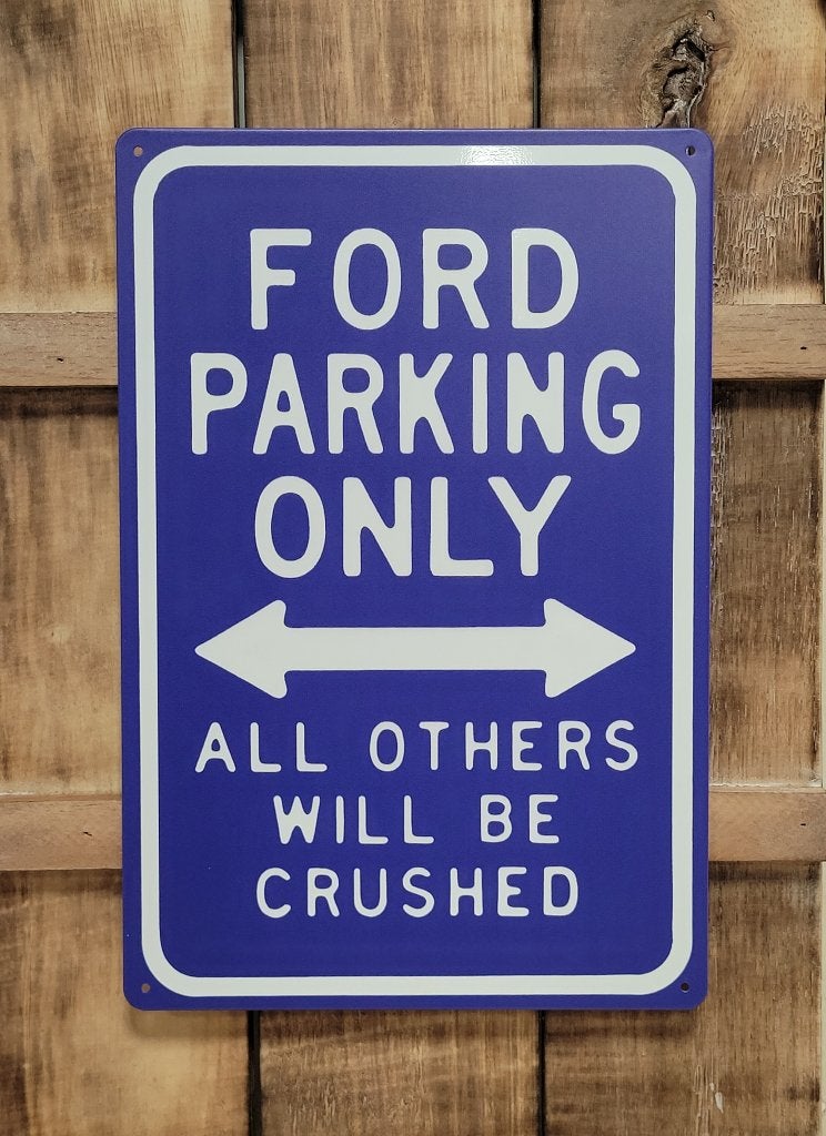 Ford Parking Only reclamebord van metaal wandbord deco, Ophalen of Verzenden, Nieuw, Auto's