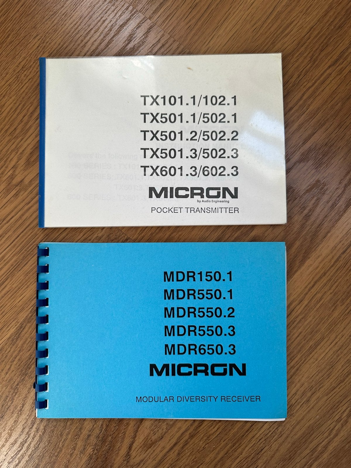 Micron Pocket Transmitter & Modulaire Ontvanger Handleidinge, Ophalen of Verzenden, Gelezen