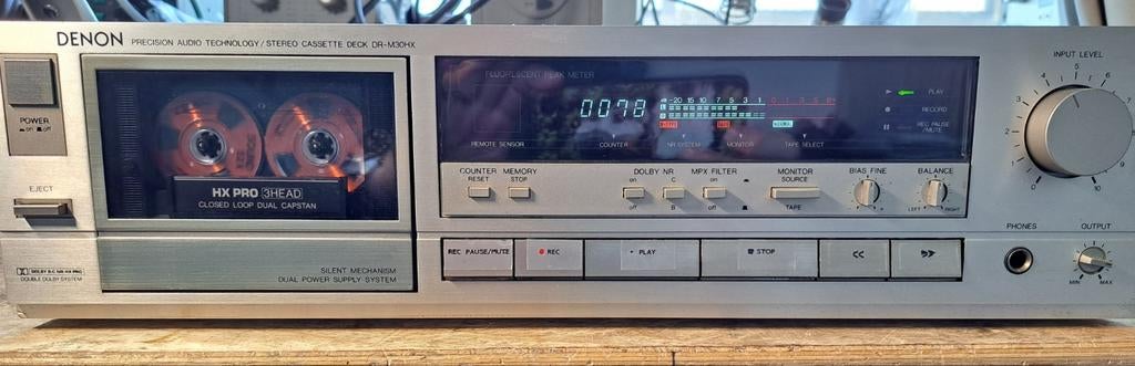 Denon HX-M30HX zilver., Audio, Tv en Foto, Cassettedecks, Ophalen, Denon