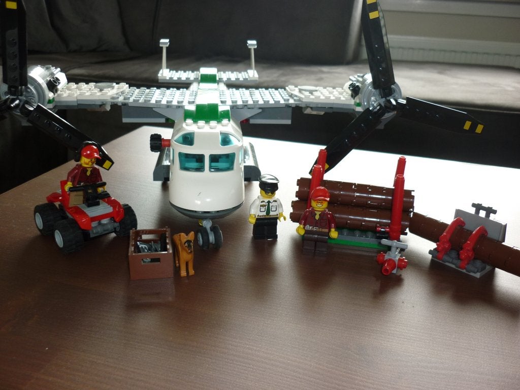 Lego City 60021 – Hefschroef vrachtvliegtuig, Kinderen en Baby's, Speelgoed | Duplo en Lego, Lego, Ophalen of Verzenden, Zo goed als nieuw