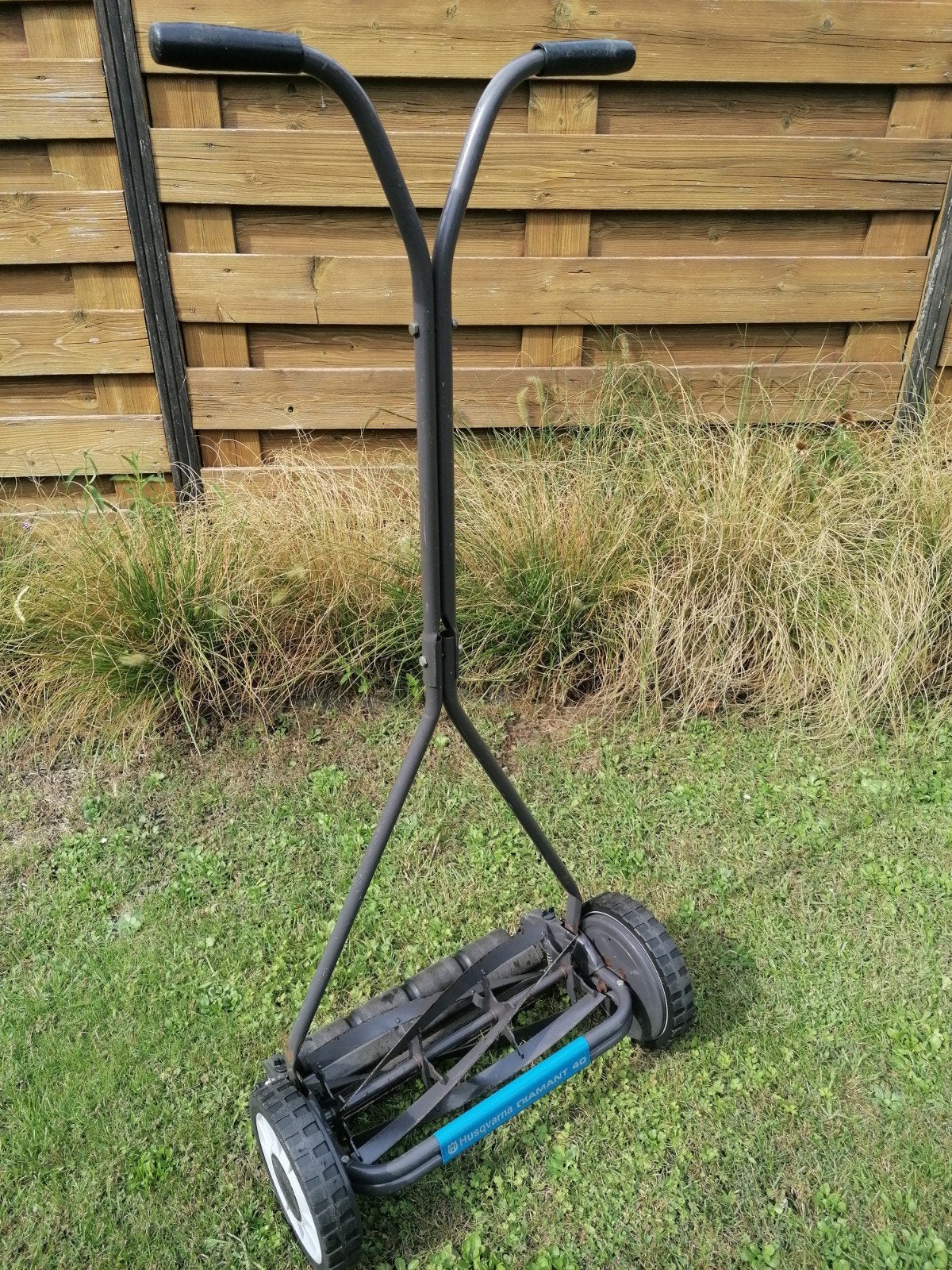 Husqvarna Grasmaaier Maaier Gazonmaaier Duwmaaier Diamant 40, Handgrasmaaier, Ophalen of Verzenden, Zo goed als nieuw, 40 t/m 49 cm