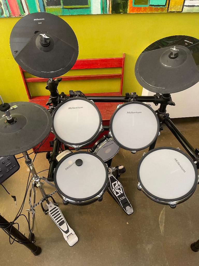 Elektrisch drumstel Millenium MPS-750X E-Drum Mesh Set, Ophalen, Gebruikt, Overige merken, Elektronisch