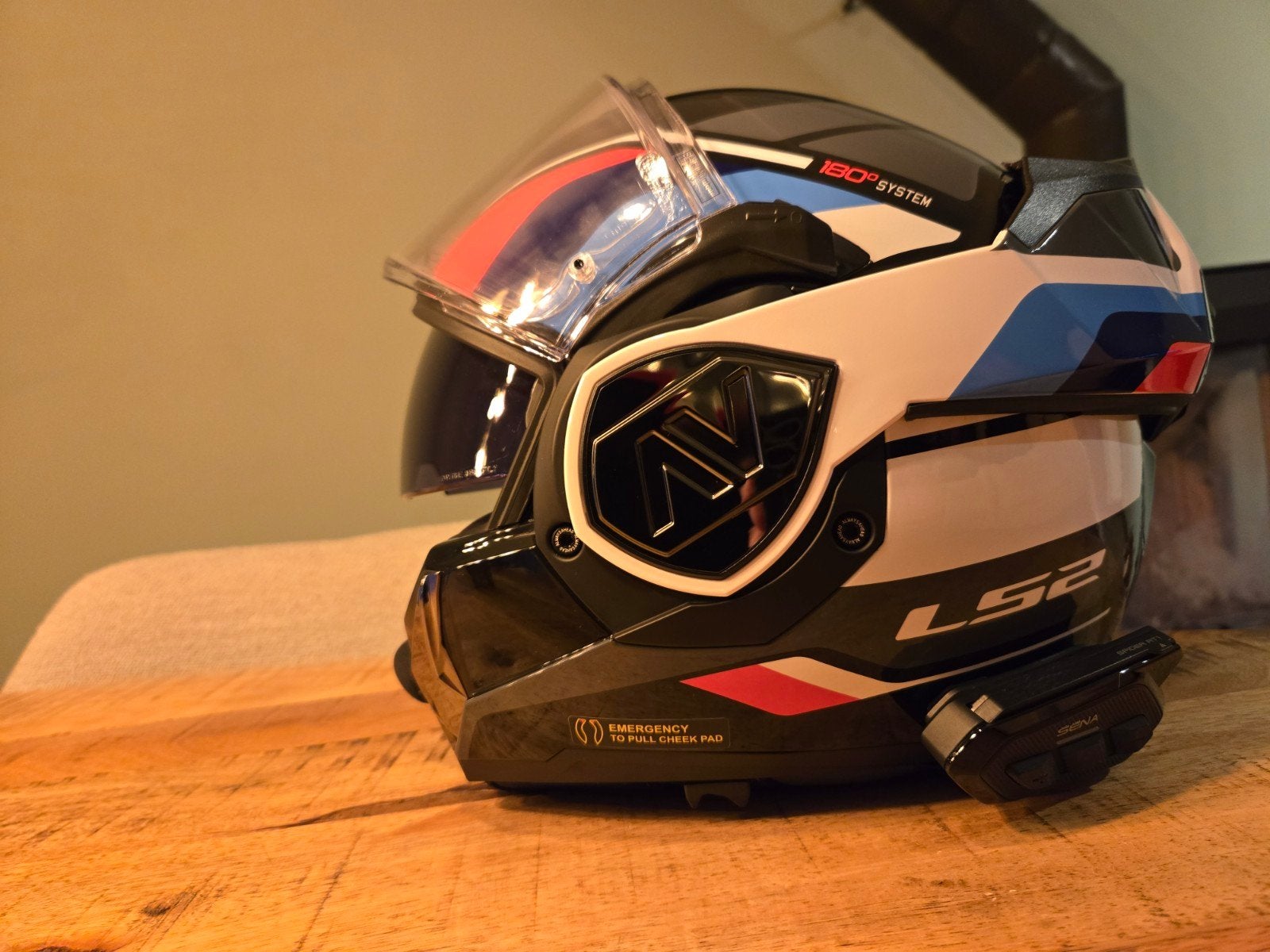 LS2 flipover motorhelm, Motoren, Kleding | Motorhelmen, Overige merken, Systeemhelm, Dames, XL