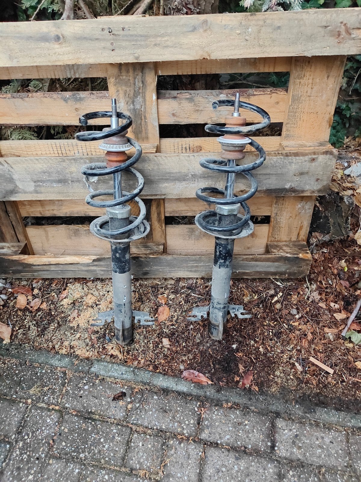 Schokdempers met veren voor Fiat Ducato (250) 2016, Ophalen, Fiat