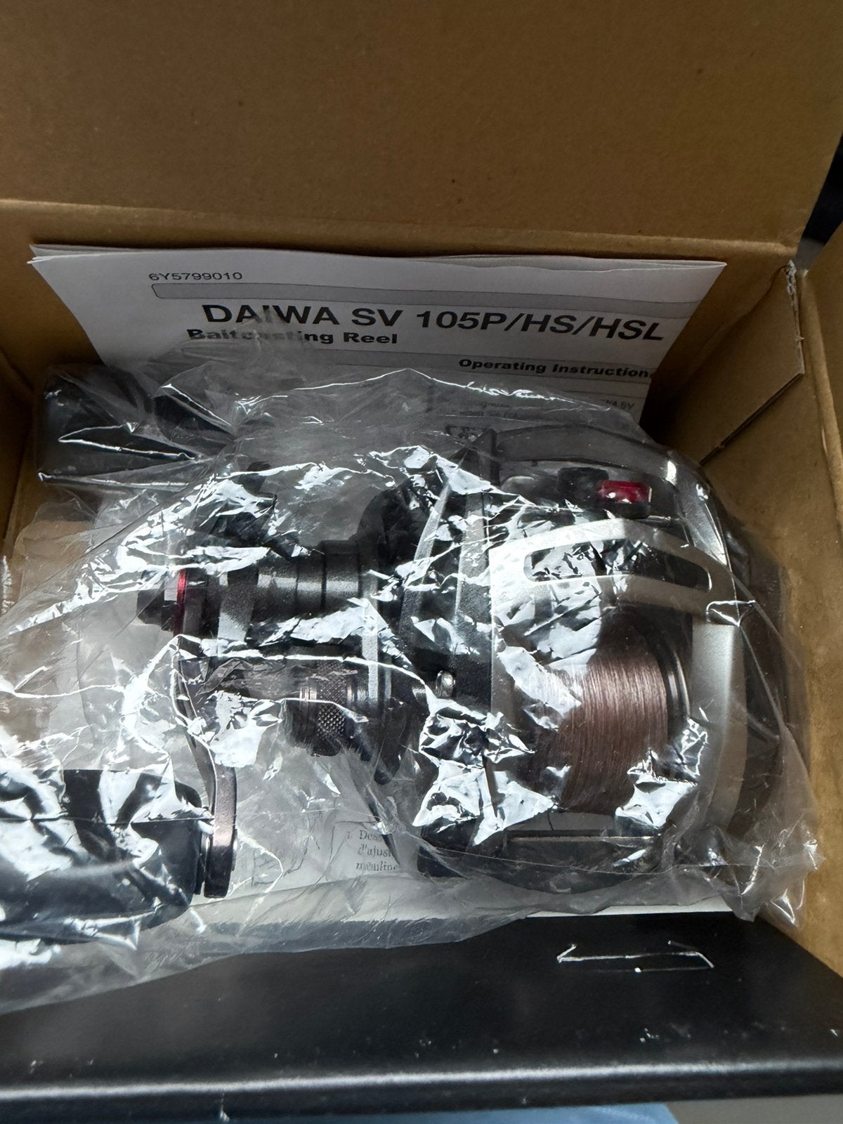 Daiwa SV 105HSL zgan, Ophalen of Verzenden, Zo goed als nieuw, Overige typen