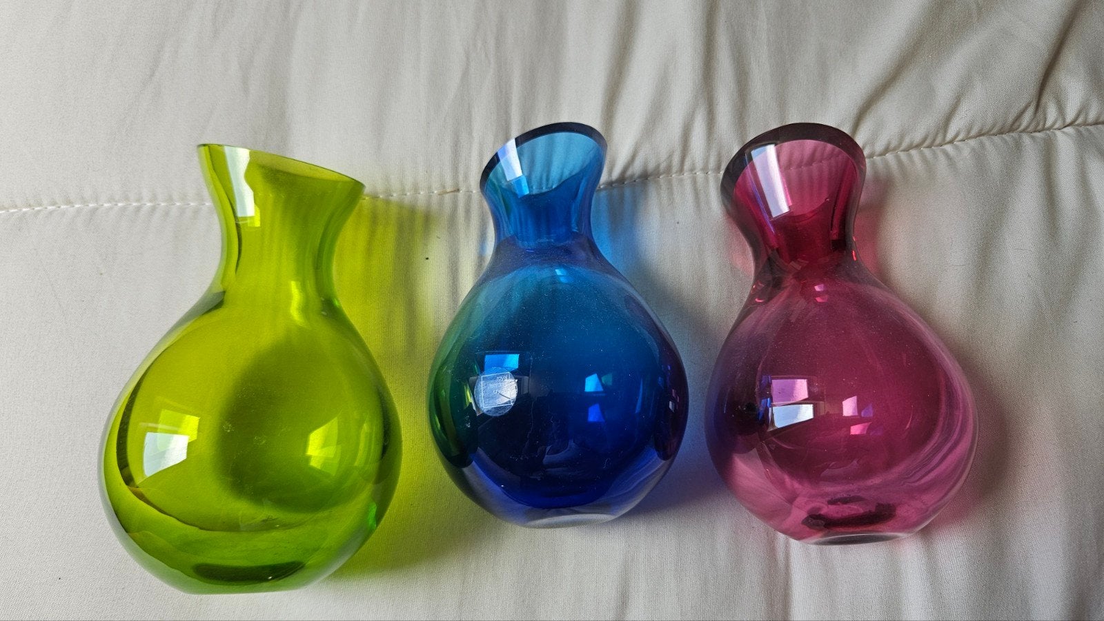 Set van 3 Royal Leerdam Crystal vazen, Ophalen