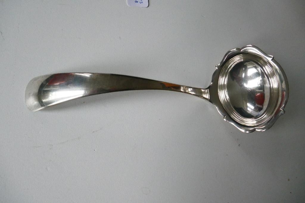 1 zilveren soeplepel jacob helweg amsterdam 1856, Antiek en Kunst, Ophalen of Verzenden, Zilver