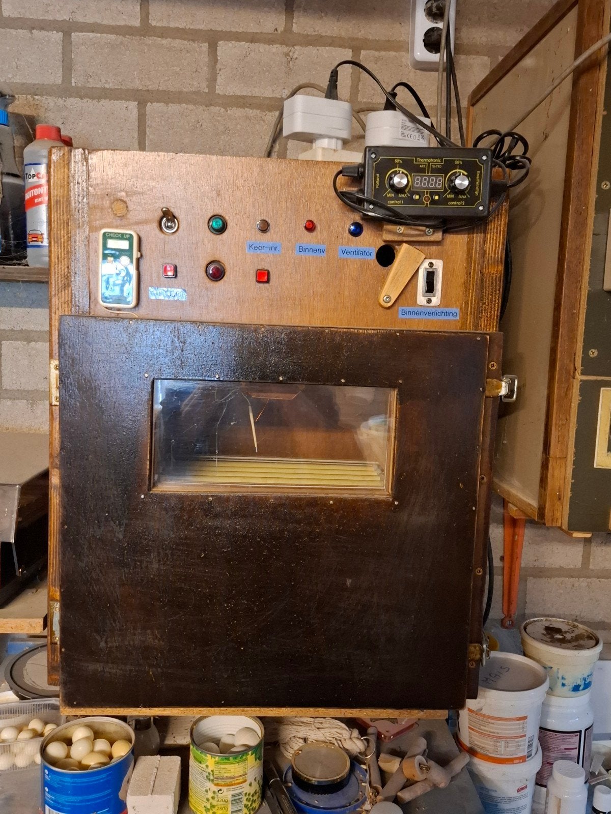 Broedmachine., Geslacht onbekend, Papegaai