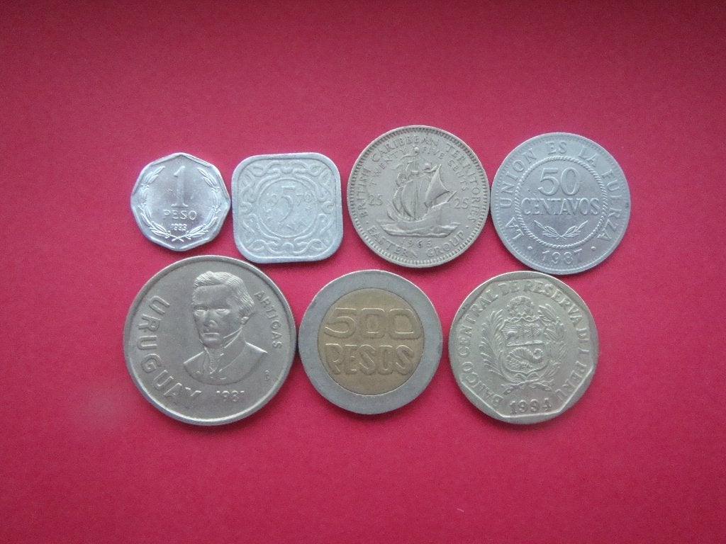 Amerika setje munten uit diverse landen 1965 / 1994., Verzenden, Zuid-Amerika, Setje
