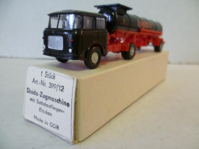 Veb DDR Skoda Elaskon tankwagen 1:87 modelauto., Ophalen of Verzenden, Nieuw, Bus of Vrachtwagen, Overige merken