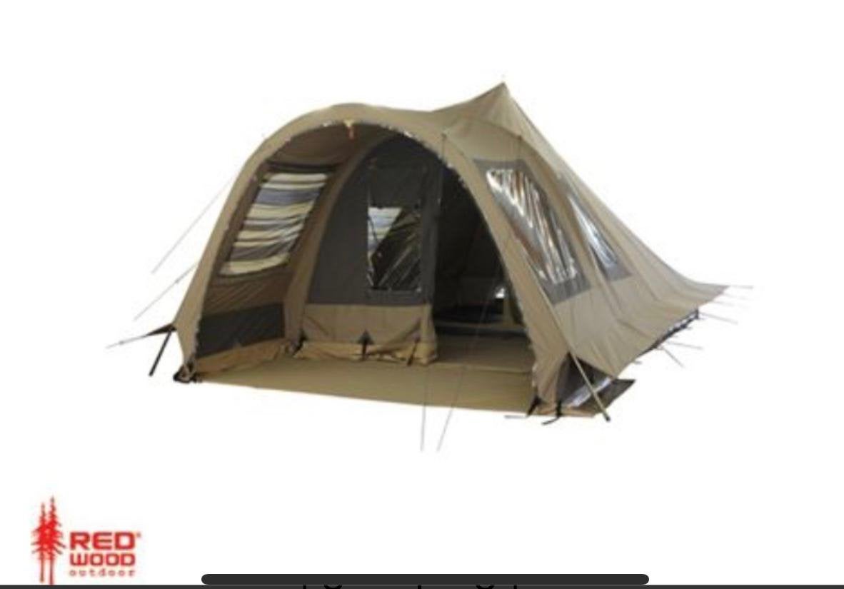Redwood Maclura 4 – ruime familietent, Caravans en Kamperen, Tenten, Ophalen, Zo goed als nieuw