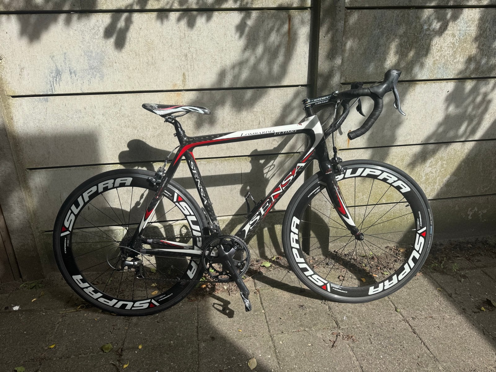 Sensa Lombardia Ultimo Carbon Road Bike – 60 cm (XL), 28 inch, Gebruikt, Carbon, 57 tot 61 cm