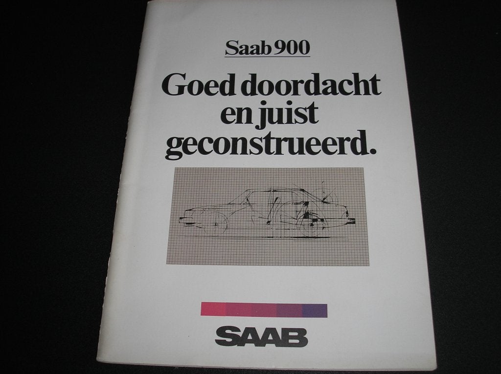 Saab 900. Goed doordacht en juist geconstrueerd, 1981, Ophalen of Verzenden, Gelezen, Overige merken
