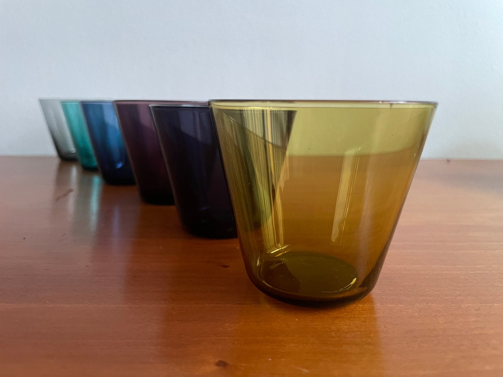 Nuutajärvi, Finland: 6 cocktailglazen 2744 Kaj Franck 1953, Ophalen of Verzenden