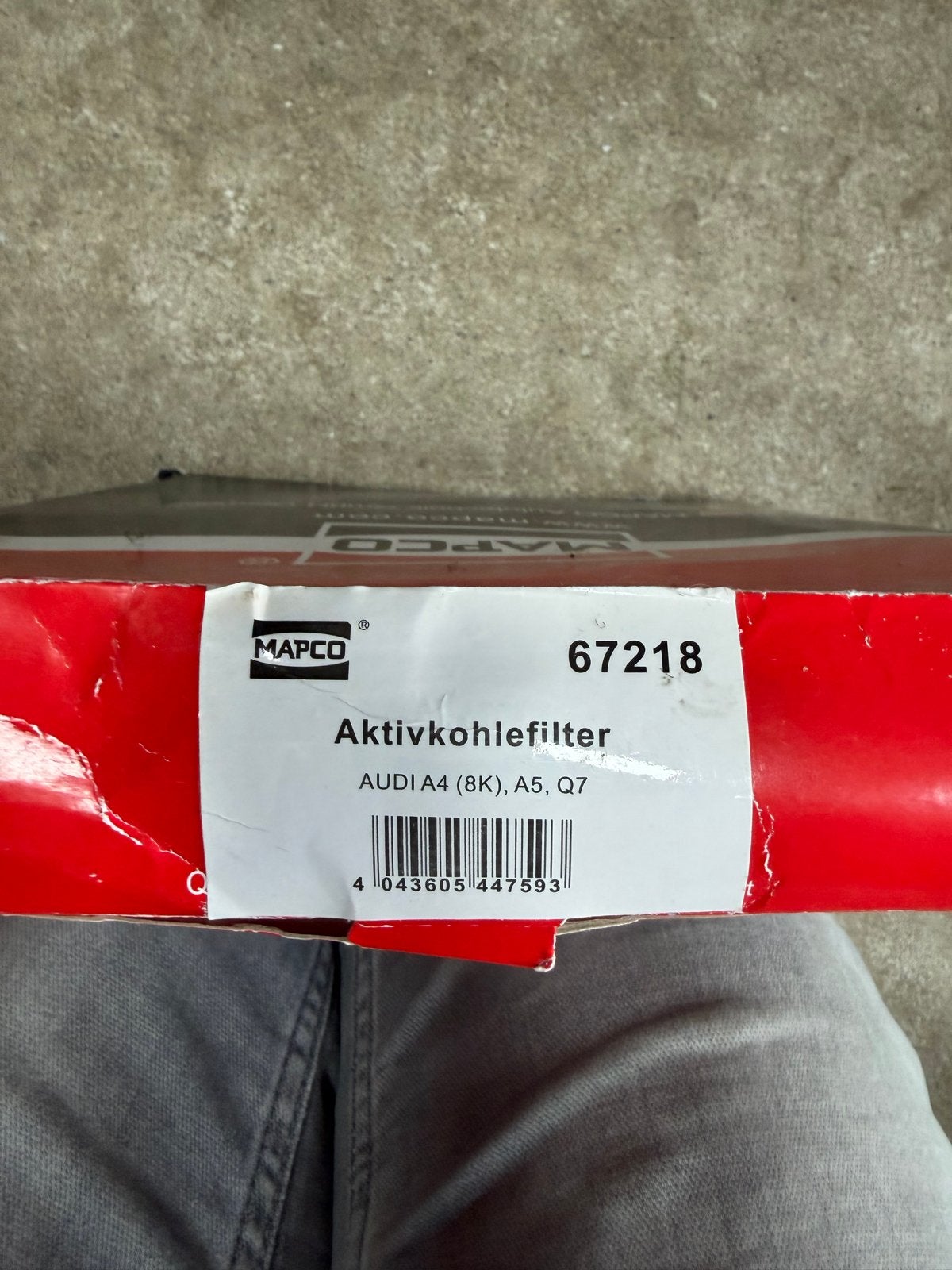 Interieurfilter Actief Koolstoffilter Audi A4 (8K), A5, Q5, Ophalen of Verzenden, Nieuw, Audi