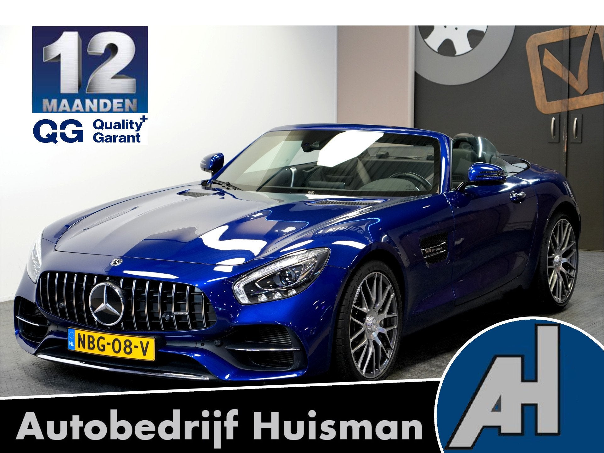 Mercedes-Benz AMG GT Roadster 4.0 V8 350kW/476pk DCT7 DISTRO, Automaat, Dealer onderhouden, Achterwielaandrijving, Gebruikt