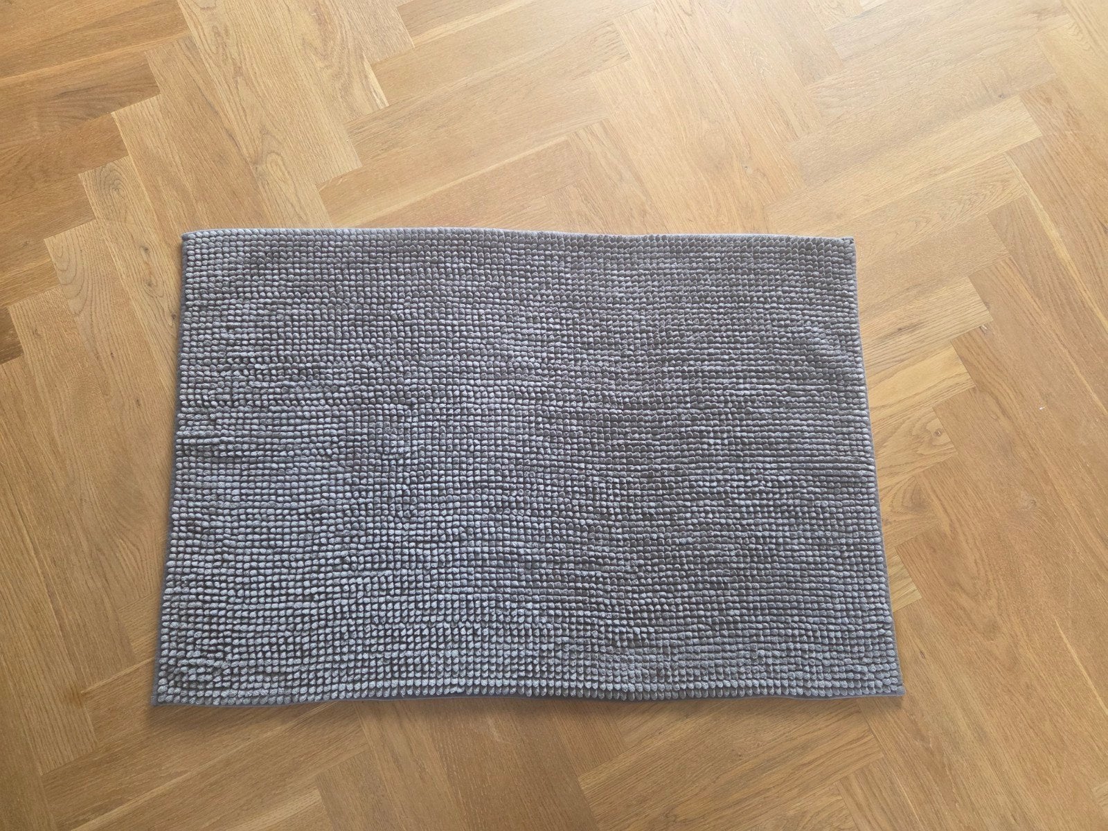 Grijze badmat Toftbo van Ikea, Huis en Inrichting, Ophalen, Gebruikt, 50 tot 100 cm, 50 tot 100 cm