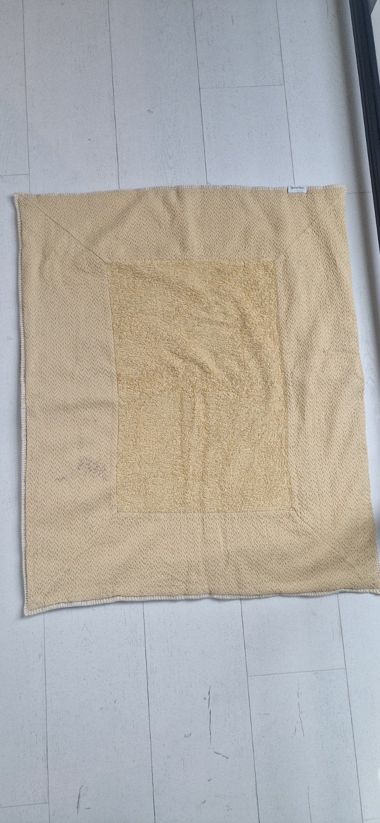 Koeka boxkleed, omkeerbaar, grijs/geel, Ophalen of Verzenden