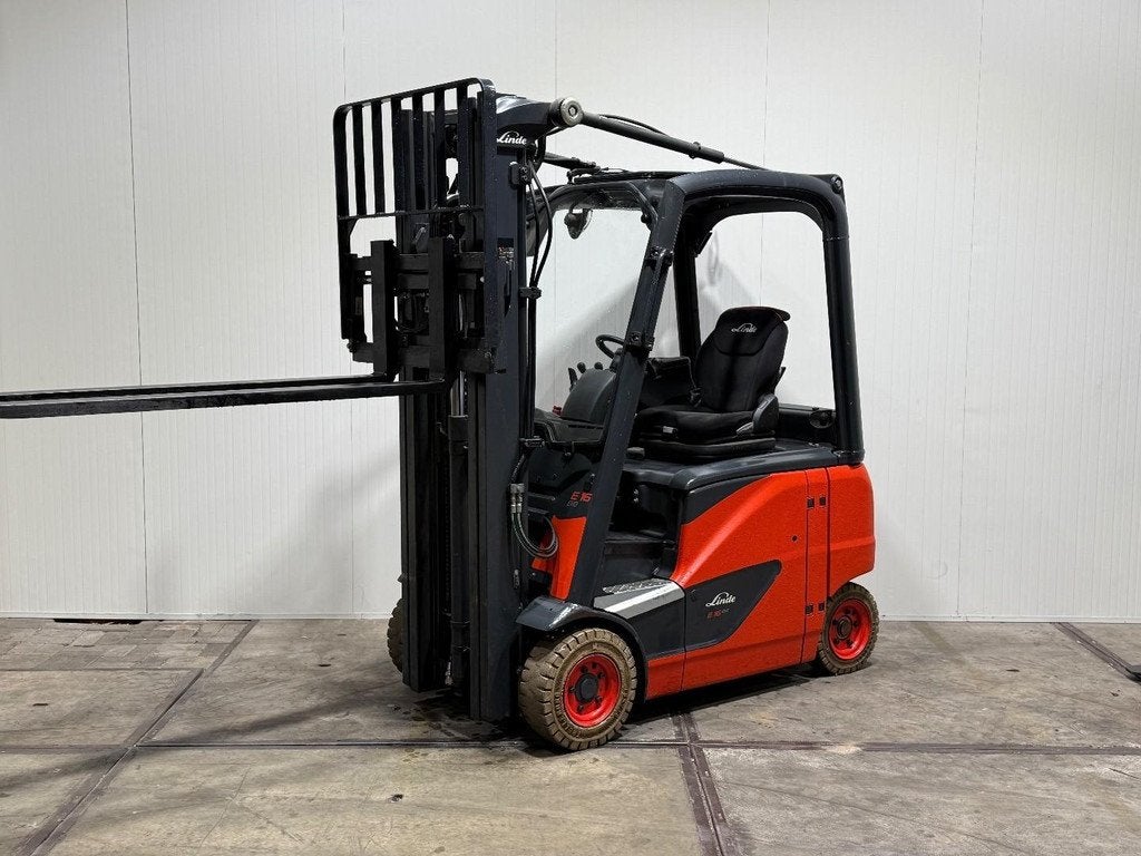 Linde E16 PH Triplex Freelift Sideshift 5,2M 4x ventiel. 202, 1000 tot 2000 kg, Elektrisch, Heftruck, Linde
