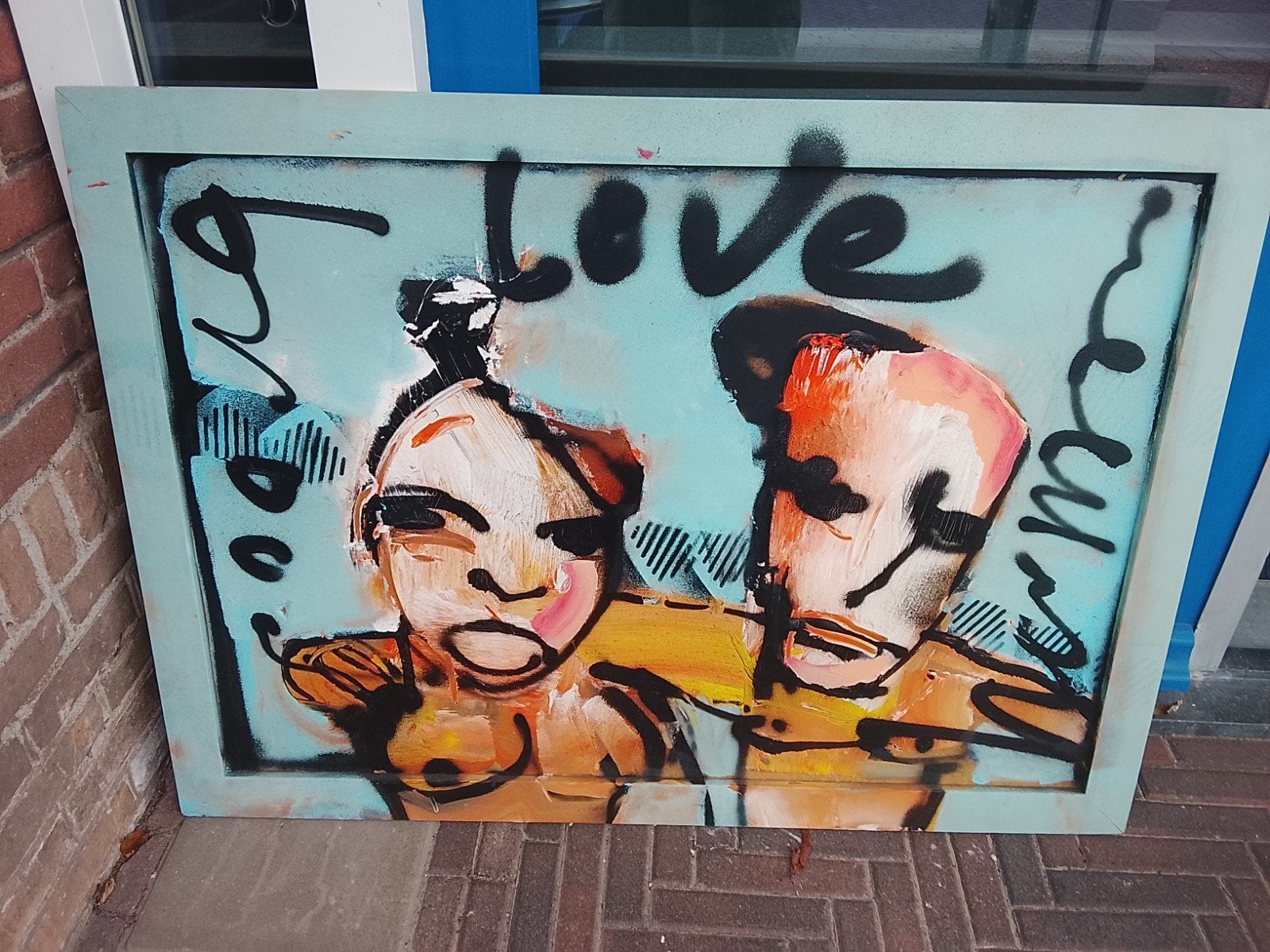 herman brood schilderij orgineel 130cmx1mtr, Ophalen