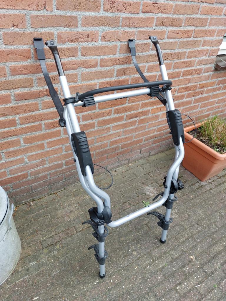 Thule fietsendrager clip on 9104, Auto diversen, Ophalen, 2 fietsen, Trekhaakdrager, Elektrische fiets