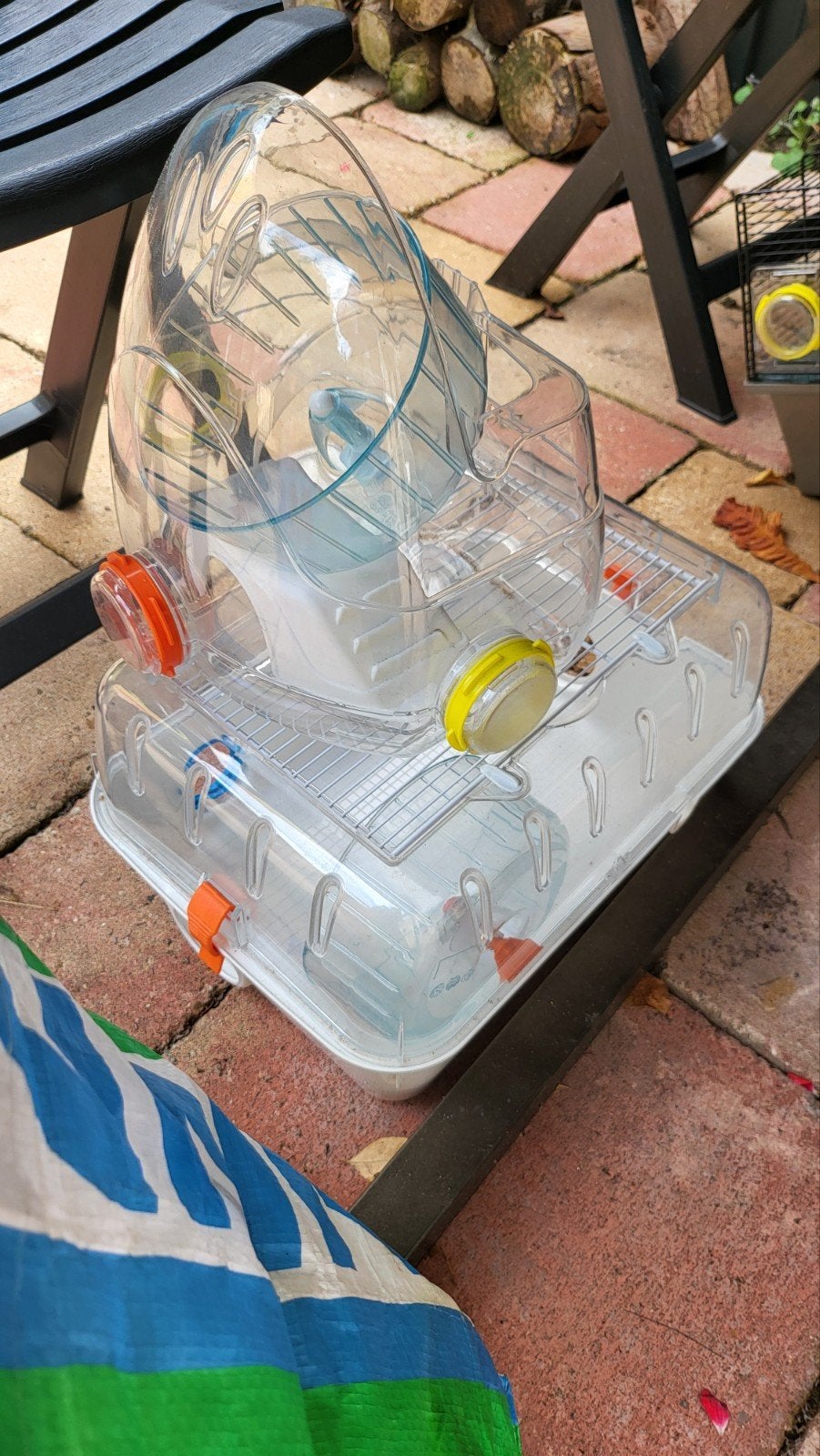 Complete hamsterkooi met toebehoren, Ophalen, Zo goed als nieuw
