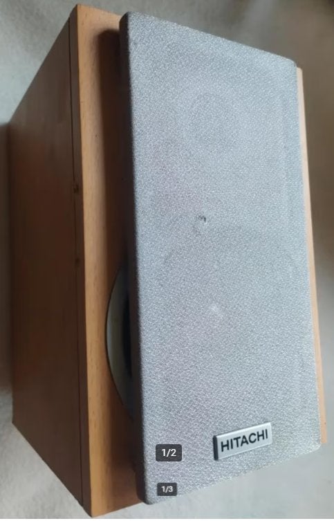 1 Hitachi AXM26 speaker, Overige merken, Gebruikt, Overige typen, Ophalen of Verzenden