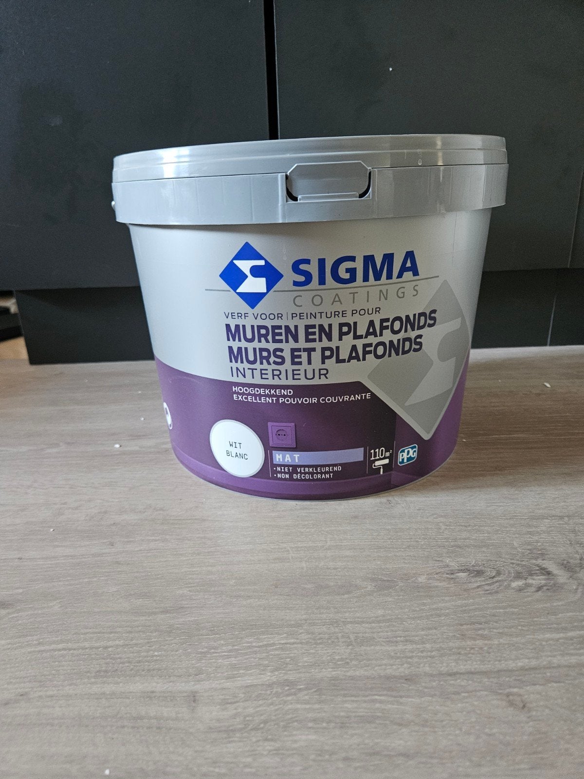 Flexa U1 Wit Sisal verf - 10 liter - Ongeopend, Doe-het-zelf en Verbouw, Verf, Beits en Lak, Ophalen, Nieuw, Wit