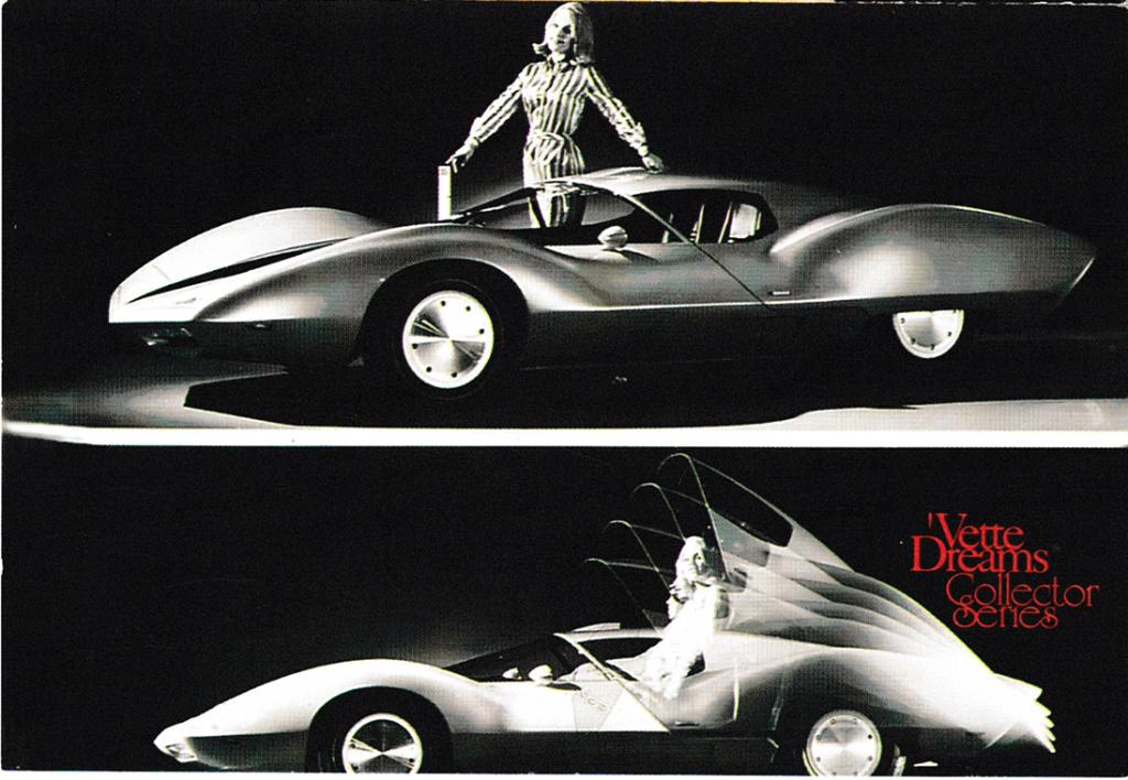 5 NIEUWE CHEVROLET CORVETTE ANSICHTKAARTEN + KALENDER, Ophalen, 1960 tot 1980, Ongelopen, Voertuig