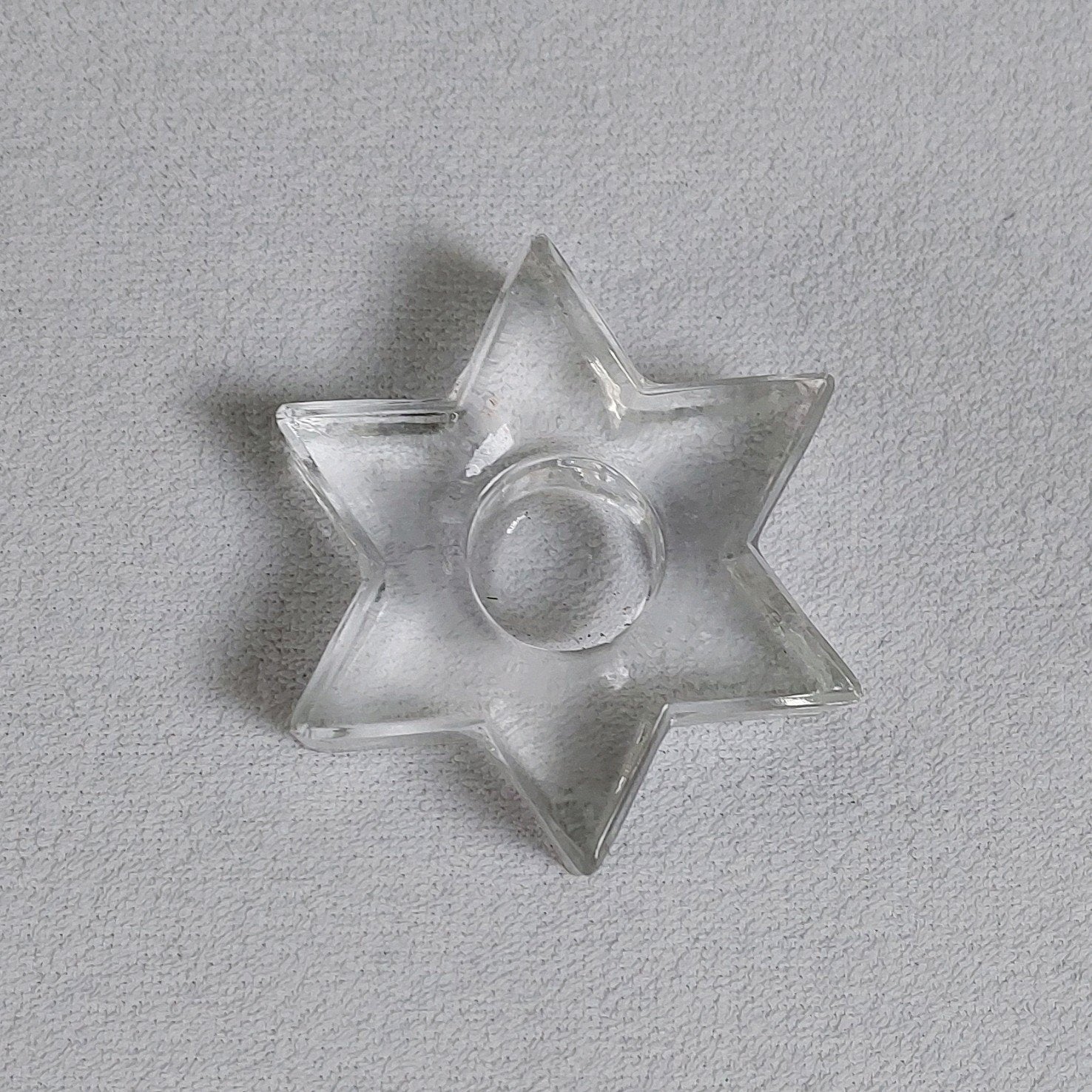 Glazen kaars houder STER, Diversen, Ophalen of Verzenden