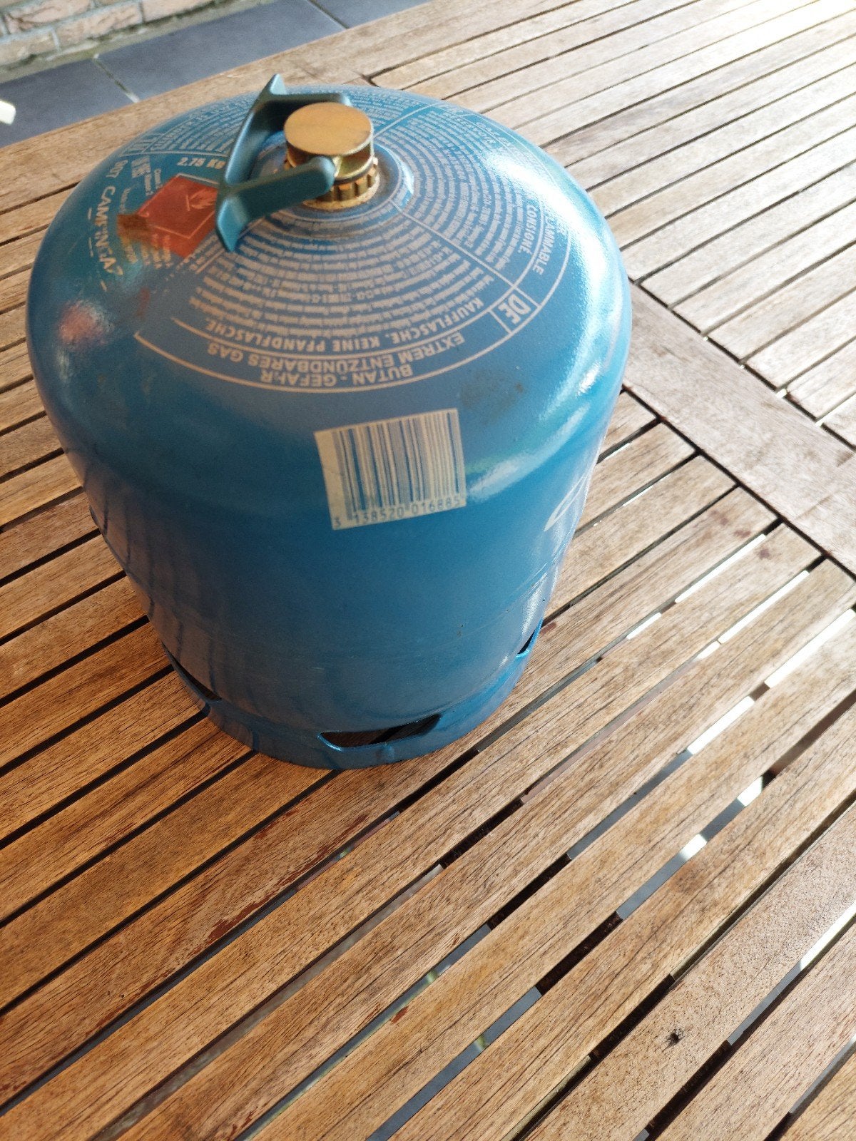 Campingaz gasfles - vol, Ophalen of Verzenden, Gebruikt