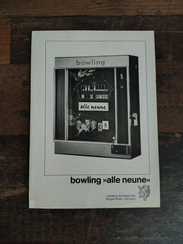 Flyer: NSM Boling Alle Neune 1967 (Wand Gokkast), Verzamelen, Verzenden, Gebruikt