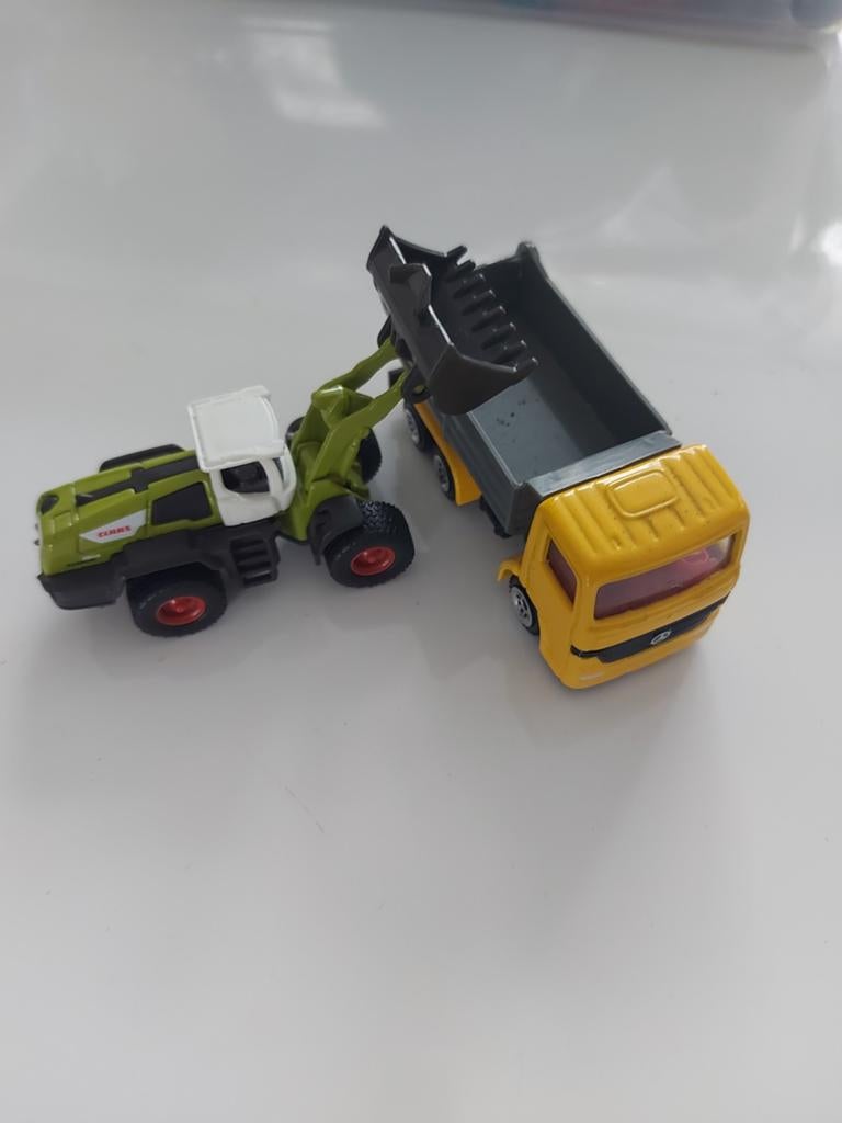 Siku shovel en kiepauto setje, Ophalen of Verzenden, Zo goed als nieuw, Groter dan 1:32, Overige merken