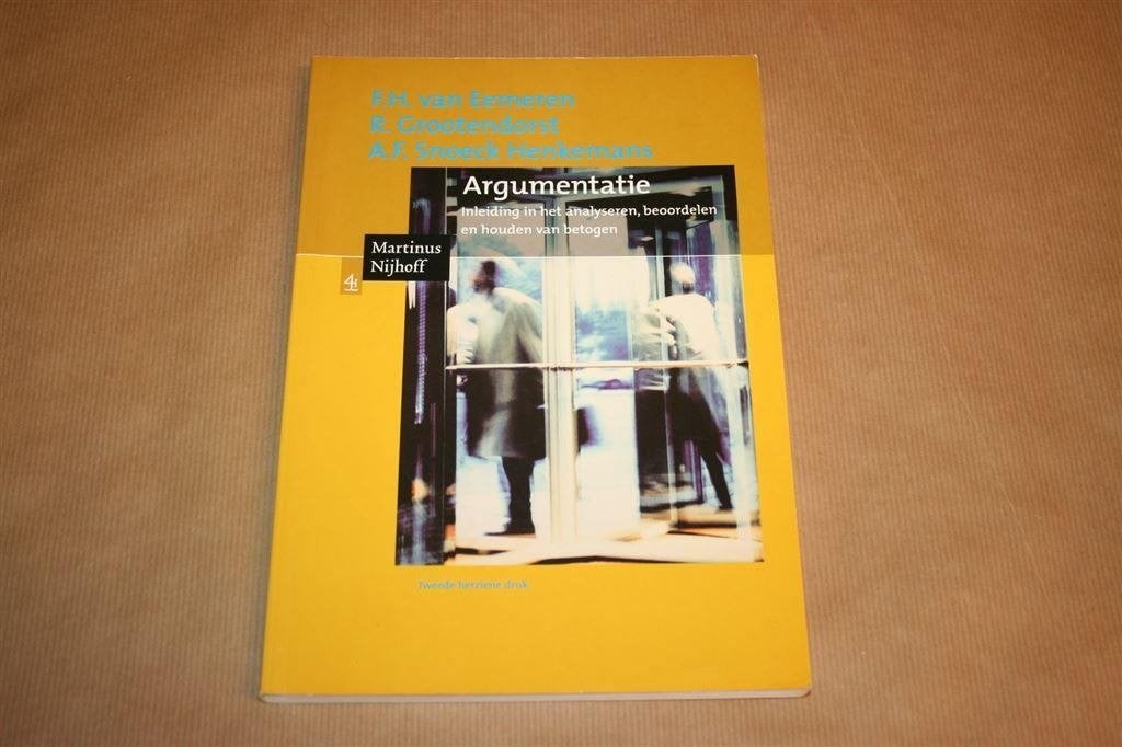 Argumentatie. Inleiding in het analyseren, beoordelen..., Boeken, Ophalen of Verzenden, Alpha, Gelezen, HBO