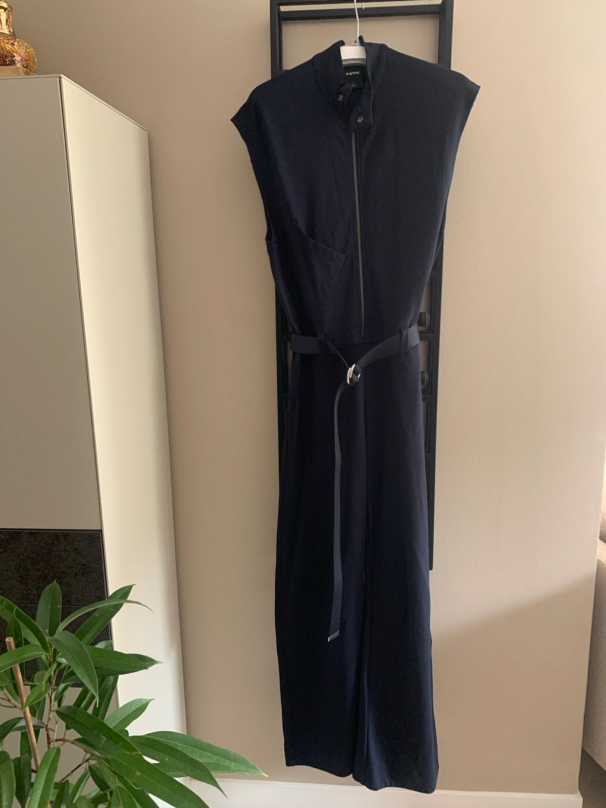 G-Star Jumpsuit Donkerblauw - Nieuw, Ophalen of Verzenden, Nieuw, Maat 42/44 (L), Blauw