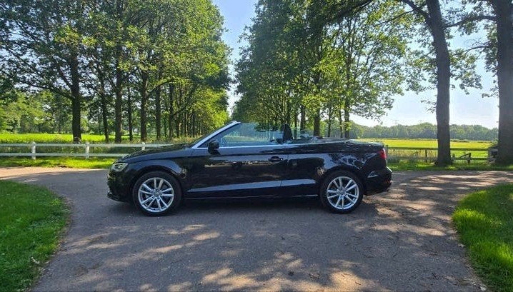 Audi A3 Cabriolet 1.8 (2014) Slechts 40.105 km! 1e eigenaar, Auto's, Audi, 4 cilinders, Cabriolet, Zwart, 1600 kg