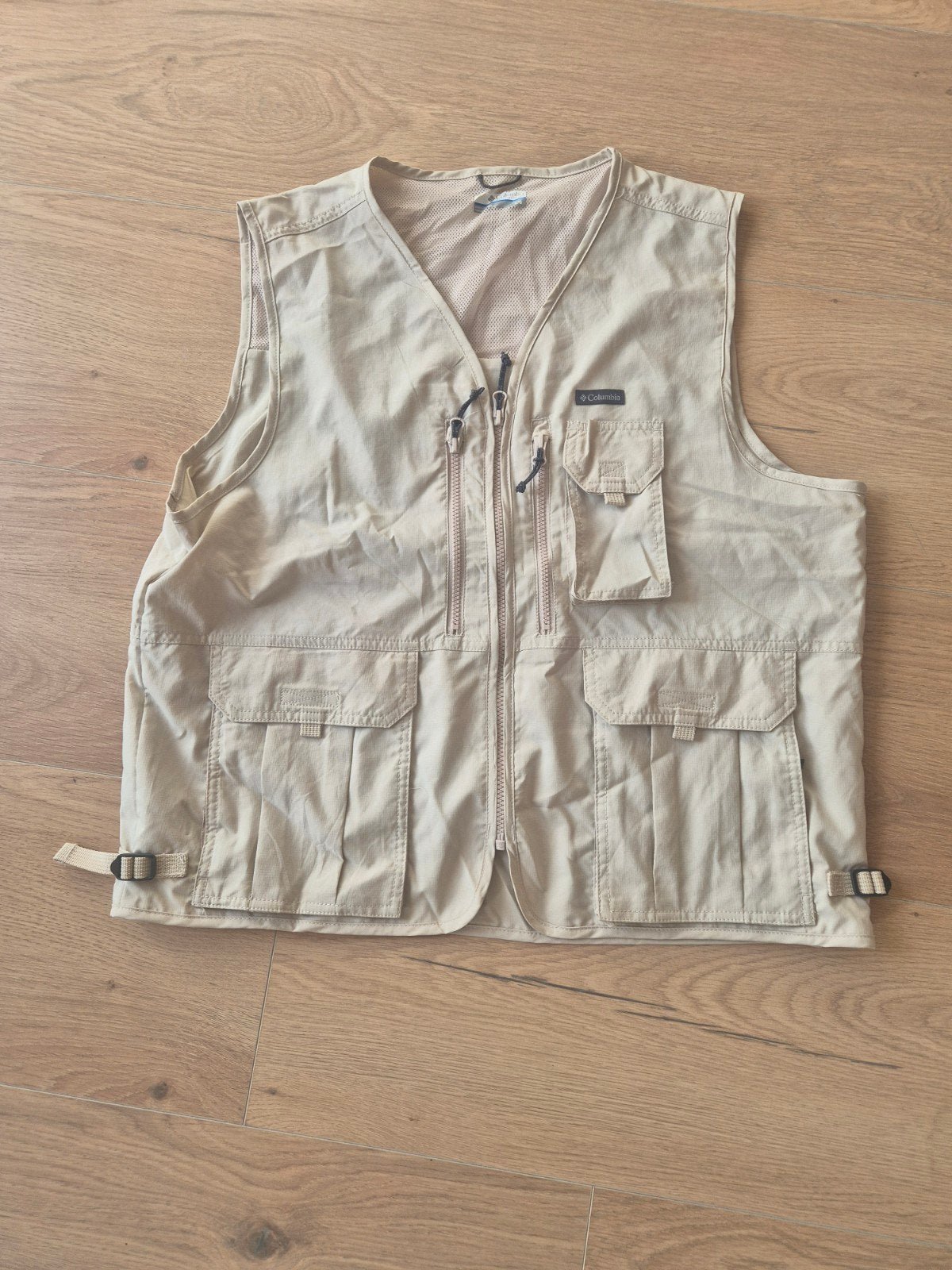 Columbia outdoor vest - Beige - Maat L, Kleding | Heren, Columbia, Maat 48/50 (M), Beige, Ophalen of Verzenden