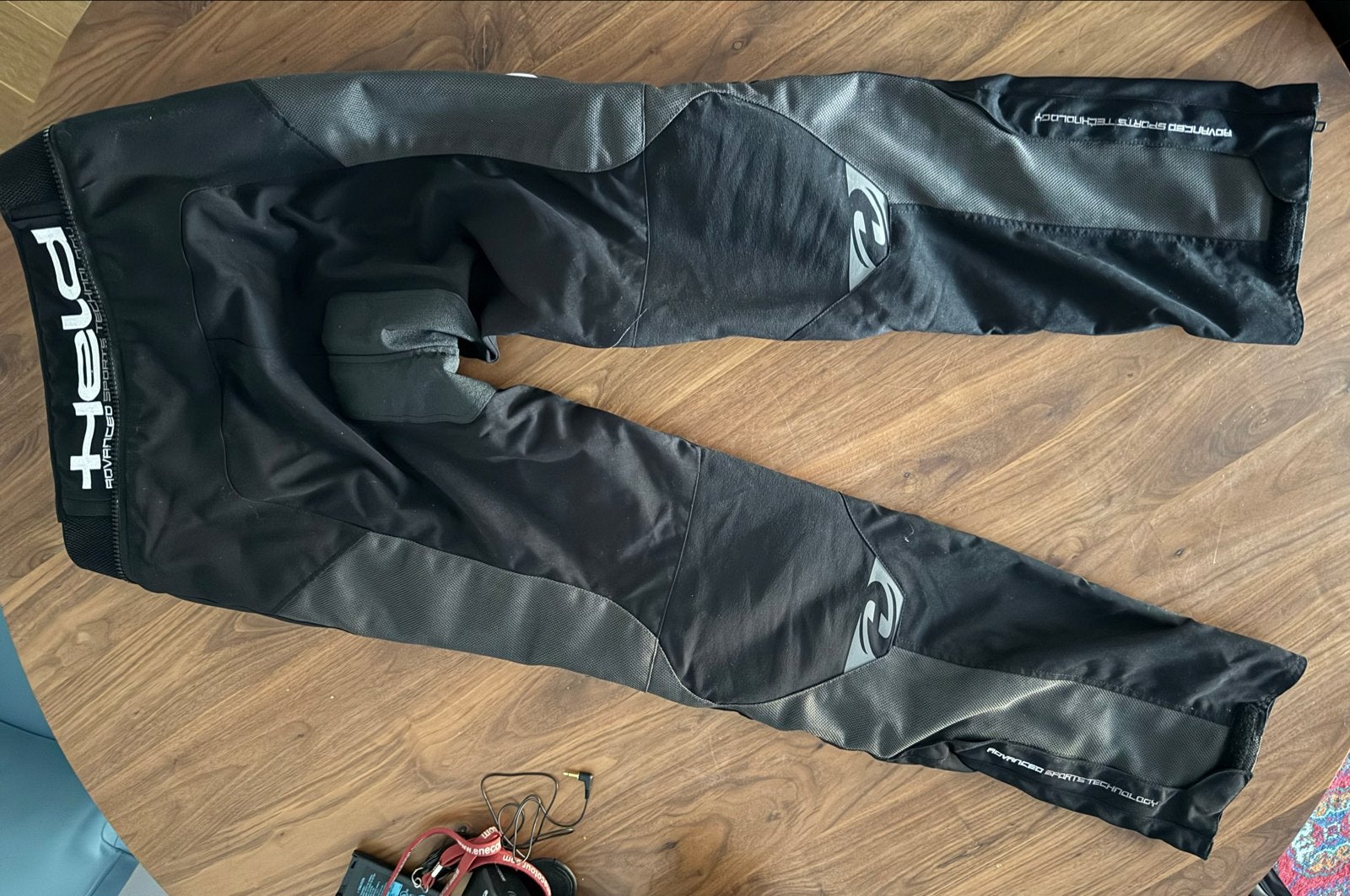 Held motorbroek textiel zwart/grijs - Maat M, Ophalen of Verzenden, Tweedehands, Heren, Broek | textiel