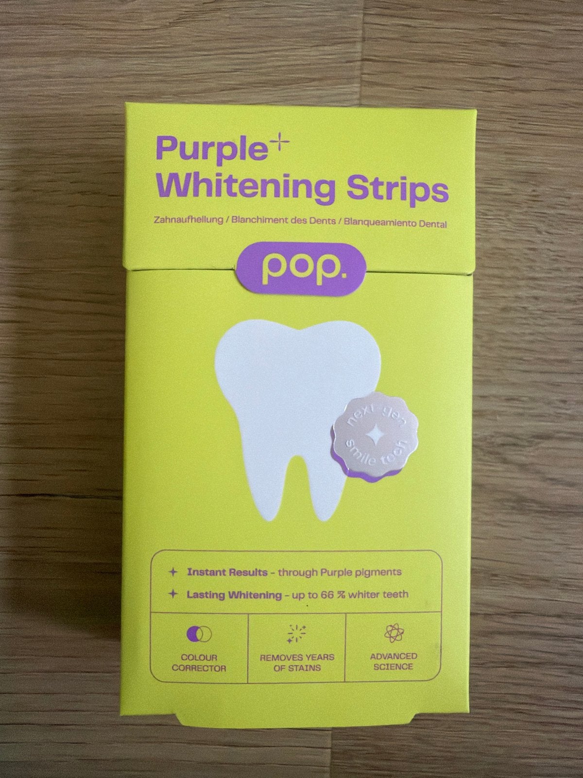 Pop Purple+ Whitening Strips - Nieuw en Geseald, Ophalen, Nieuw, Gehele gezicht, Verzorging