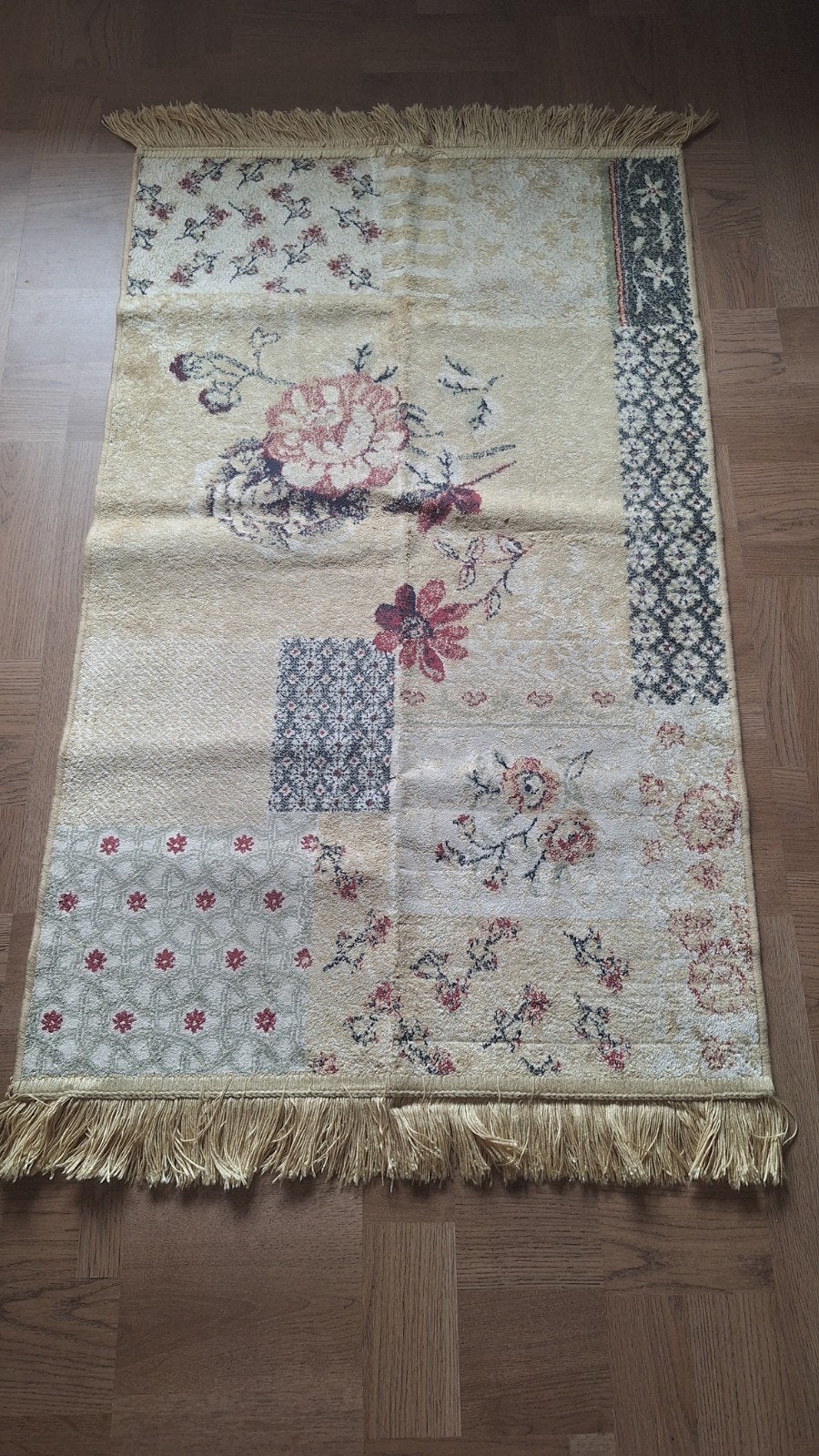 Vintage retro kleedje 1 of 2, Huis en Inrichting, Stoffering | Tapijten en Kleden, Ophalen of Verzenden, Zo goed als nieuw, Rechthoekig
