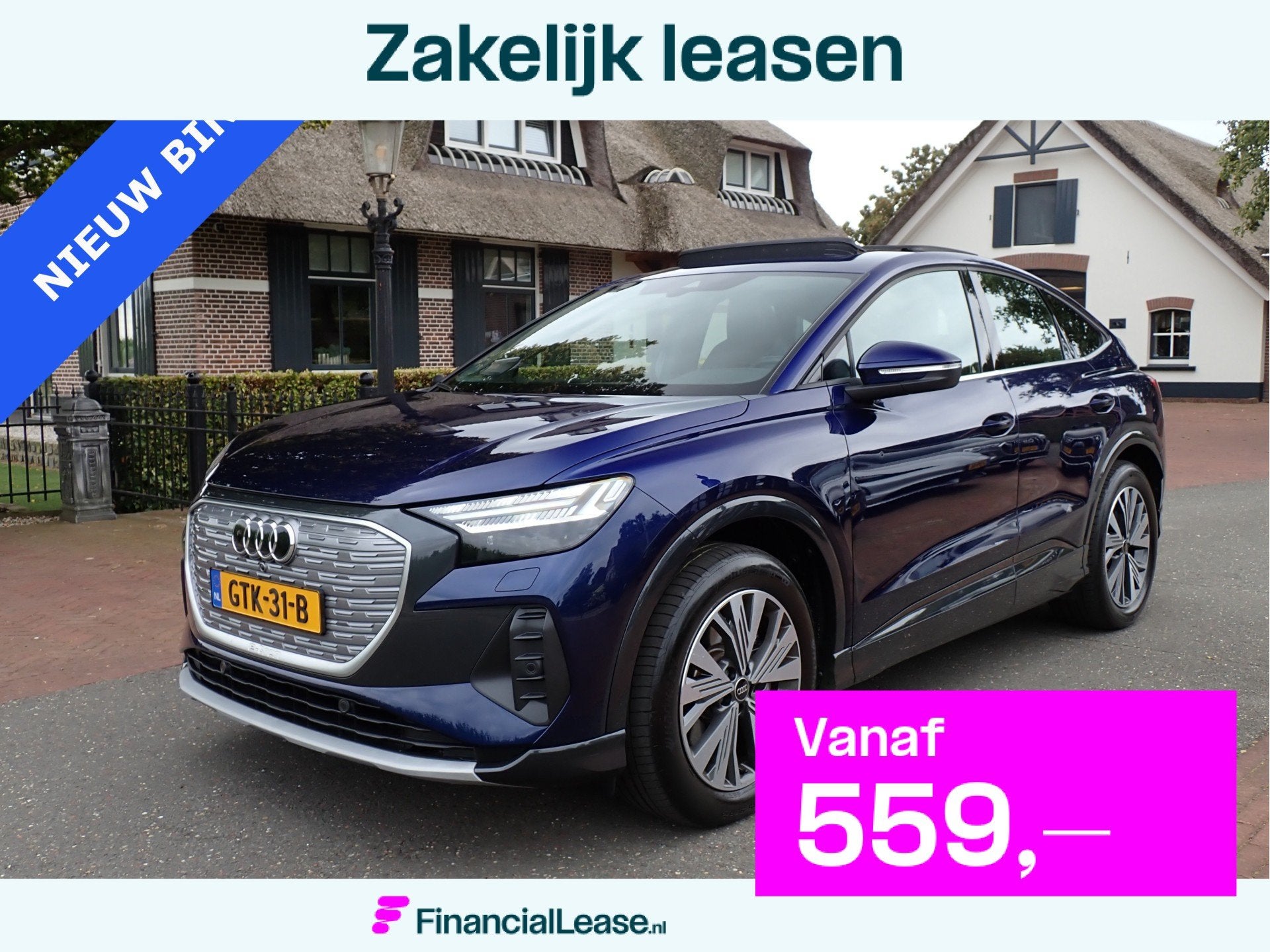 Audi Q4 Sportback e-tron 45 quattro 82KWH 100%SOH PANODAK /, Automaat, Stof, 495 min, 82 kWh