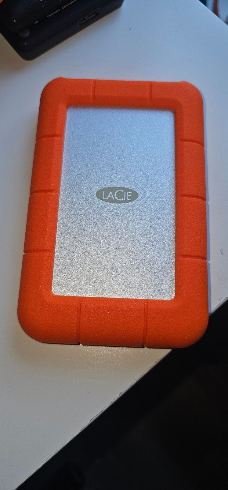 LaCie Rugged Mini Externe Harde Schijf 2 TB- Oranje, LaCie, HDD, Ophalen of Verzenden, Zo goed als nieuw