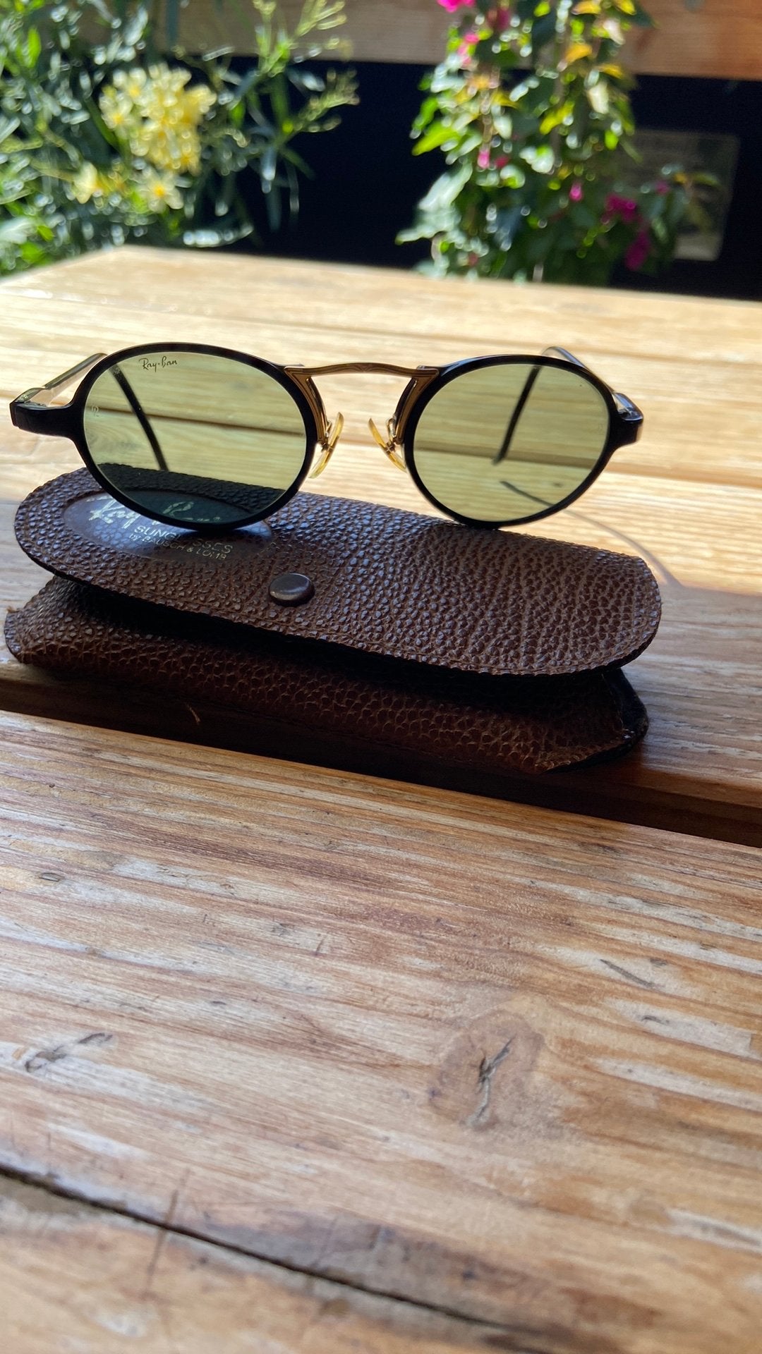Ray-Ban retro model zonnebril, Ophalen, Zo goed als nieuw, Ray-Ban