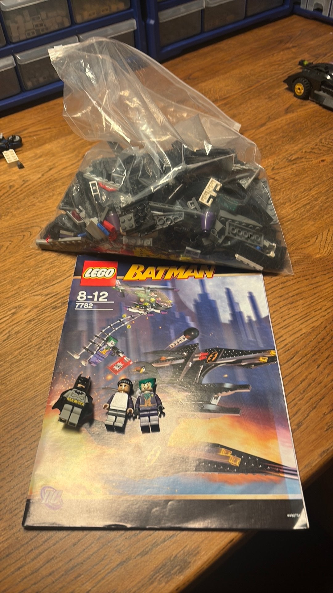 Lego Batman 1 joker 7782, Ophalen of Verzenden, Zo goed als nieuw